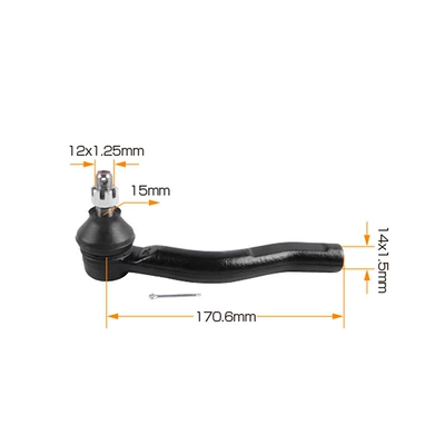 Yaris Vichy outer tie rod Steering rod