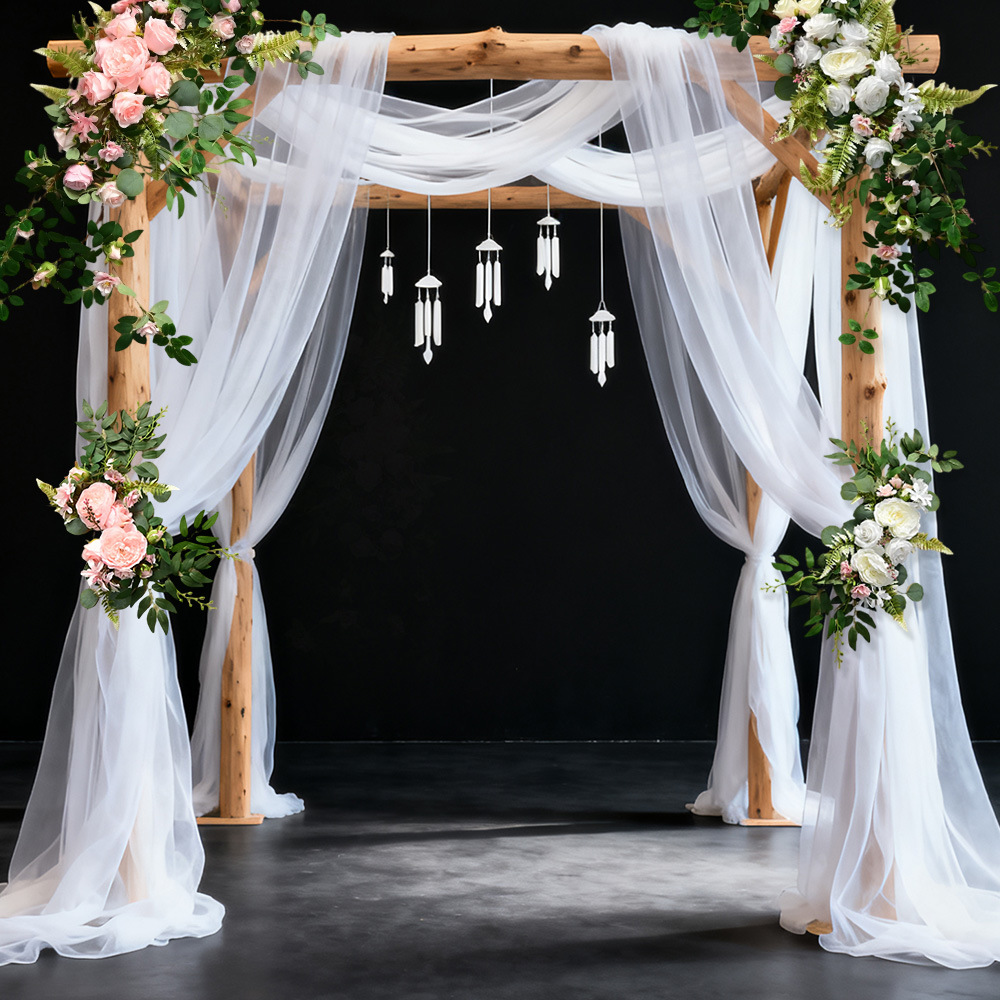 Amazon 2025 simulación transfronteriza de flores de agua bienvenida arco decoración floral decoración de boda al aire libre floral decoración de boda