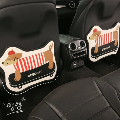 Chair back anti-kick pad — Rear Seat Interior Decoration, Cartoon