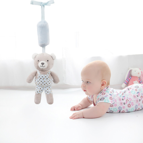 Wholesale Manufacturer Baby Bed Rattles, Infant Hanging Decor, European and American INS Baby Toys, Soothing Wind Chimes, Polyester Shake Rattles