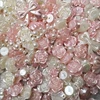 Pearl rose accessories (100 pink white doubles)