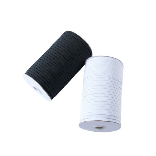 Thick elastic waistband with black and white rubber bands, elastic pants with horse belt, clothing accessories