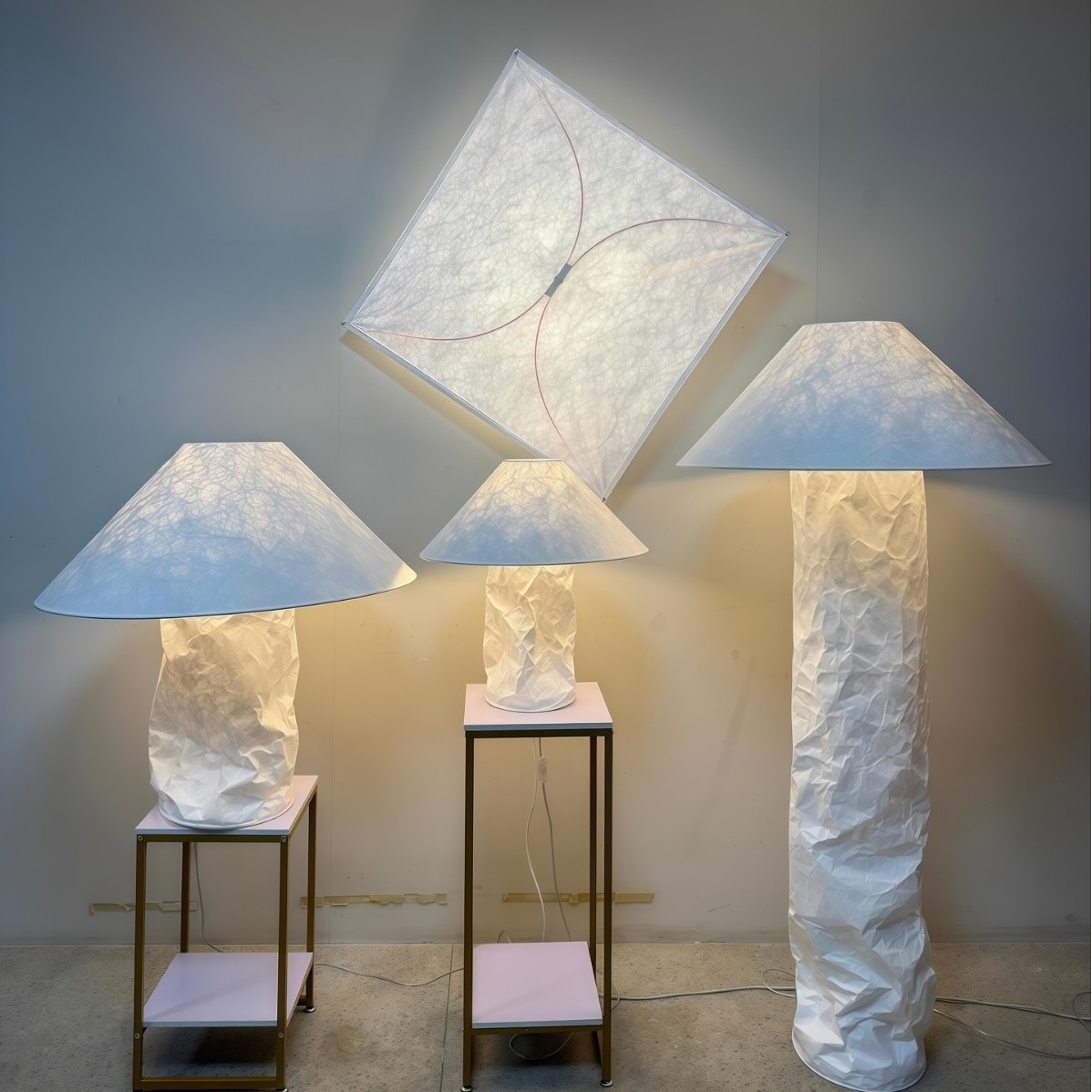 Wabi-Sabi Style Table Lamp Designer Nordic Living Room Hotel B&B Bedroom Medieval Creative Art Atmosphere Floor Lamp