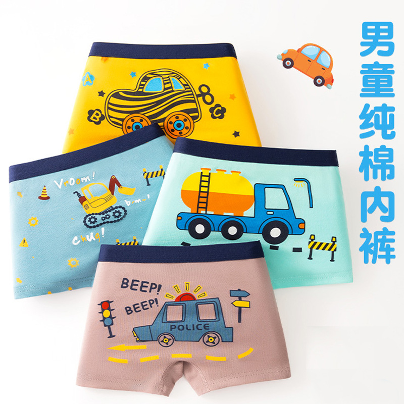 Ropa interior para niños pantalones cortos de boxeador para niños Clase de verano Pantalones cortos de boxeador de algodón puro al por mayor pantalones de adolescentes entrega de una sola pieza