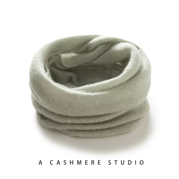 2024 winter cashmere scarf men's and women's cold-proof warm cashmere collar all-match neck protection knitted pullover scarf