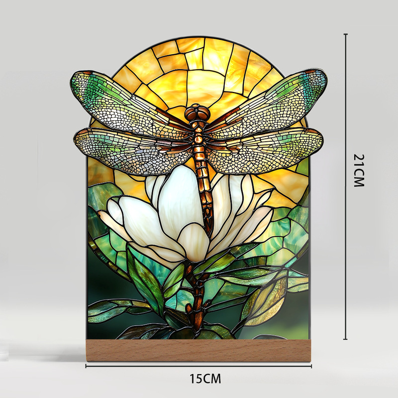 BTU447-494の植物の花の風景は台を並べてガラスの質感のアクリルをまねて台のデスクトップの装飾の置物を並べます。|undefined