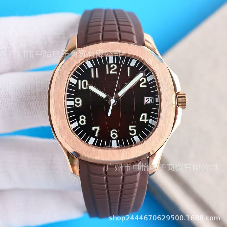 Hand Grenade Series Mechanical Watches Nautilus Men's Sports Business Watches Wholesale Published Transparent Calendar Model