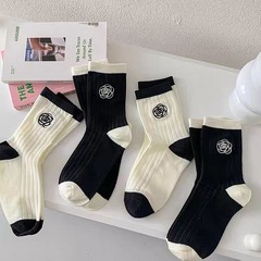 Women's Crew Socks for Spring and Summer, Thin Cotton Sports Socks, Ins Trendy Socks, College Style Women's Long Socks, Wholesale