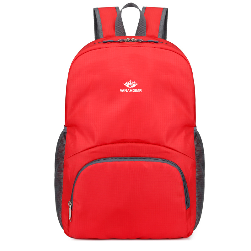 Mochila deportiva al aire libre nueva mochila multifuncional ligera de gran capacidad para imprimir logo moda simple bolsa plegable