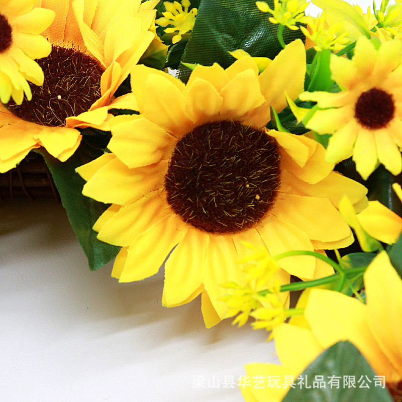 壁挂花环023 向日葵