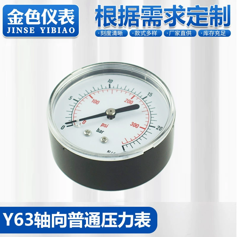 Стандартный манометр Y63, стандартный манометр, радиальный осевой манометр, производство и поставка
