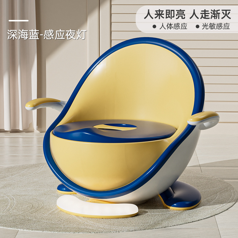 Orinal para niños, orinal para bebés, orinal para entrenamiento de ir al baño para niños y niñas, asiento de inodoro para niños de 0 a 3 años, orinal de PP, modelo mejorado