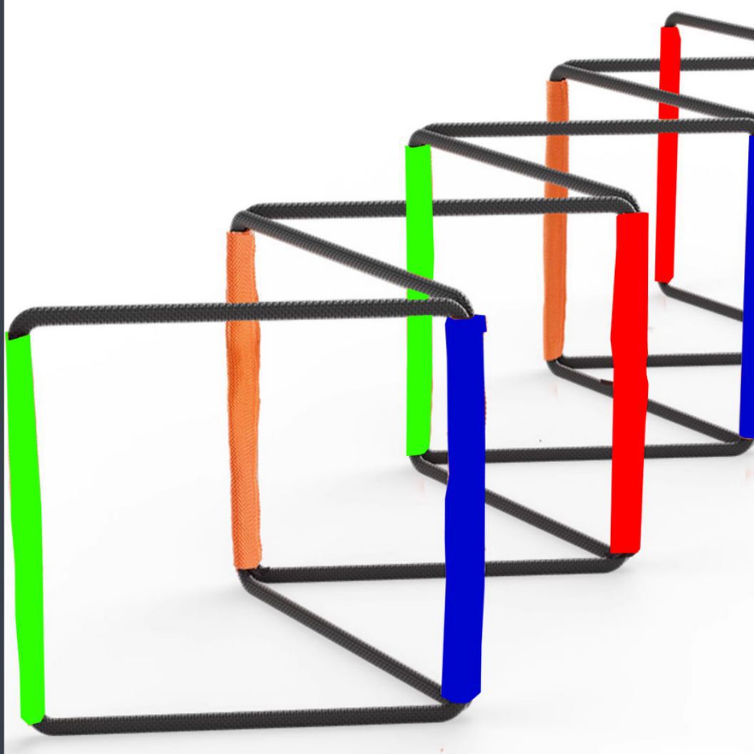 Multifunctional Butterfly Agile Ladder Hop Ladder Hop Grid Ladder for Children Basketball Physical Football Step Training Rope Ladder Equipment