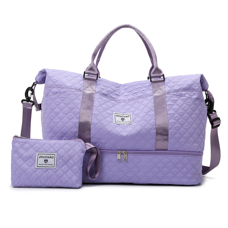 Bolsa de equipaje para viajes, bolsa portátil para niños y madres, bolsa de viaje de corta distancia de todo fósforo Lingge, bolsa de fitness deportiva de separación en seco y húmedo