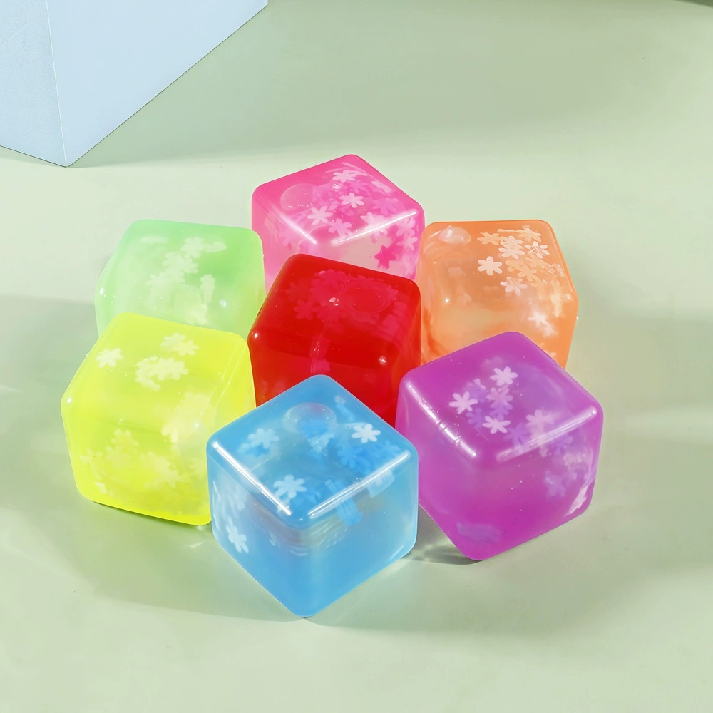 (Граница торговли) Ice cubes, slime, toy, with snowflakes, anti-stress