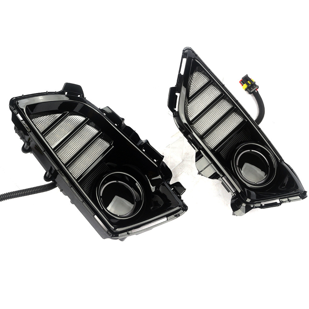 Aplicable a Toyota 22 / 23 Yaris ATIV lámpara de niebla delantera LED renovación de luz de conducción diurna de flujo de agua lámpara de barra frontal image 5