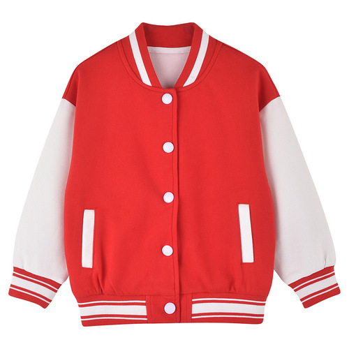 Boys' Baseball Jacket 2024 New Korean Version Autumn Wear Medium and Small Children Loose Casual Jacket Top Trendy