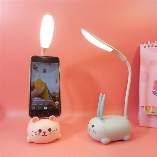 Cartoon Creative Practical Learning Desk Lamp Student Desk Eye-Protection Study Lamp Kids Gift Small Gift Wholesale
