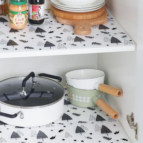 Drawer moisture-proof sticker plastic moisture-proof mat kitchen drawer mat kitchen cabinet self-adhesive paper countertop waterproof mat oil-proof sticker