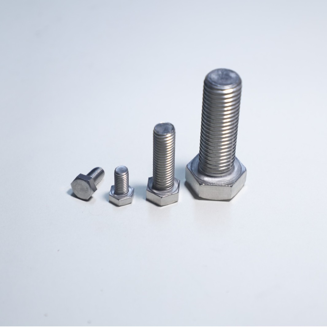 304/316 stainless steel hexagonal screw extension rod, national standard full tooth half tooth bolt
