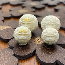 唐龙猛犸 天然猛犸大圣 猛犸牙雕悟空 猴头配饰配件 手串diy隔珠