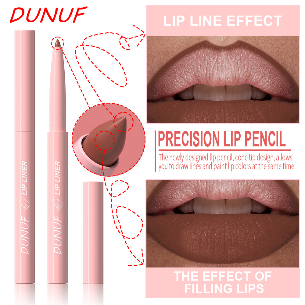 Please check out the DUNUF 12-tube easy-to-color velvet matte lip liner pen! Disclaimer for links Application Scenario
