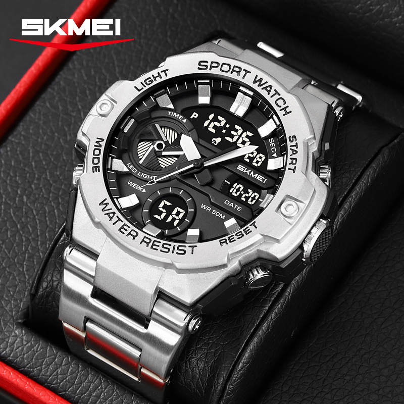 Timemei Men's Outdoor Sports Electronic Watch Multi-Functional Waterproof Watch Luminous Alarm Clock Electronic Quartz Watch Timemei Men's Outdoor Sports Electronic Watch Multi-Functional Waterproof Watch Luminous Alarm Clock Electronic Quartz Watch