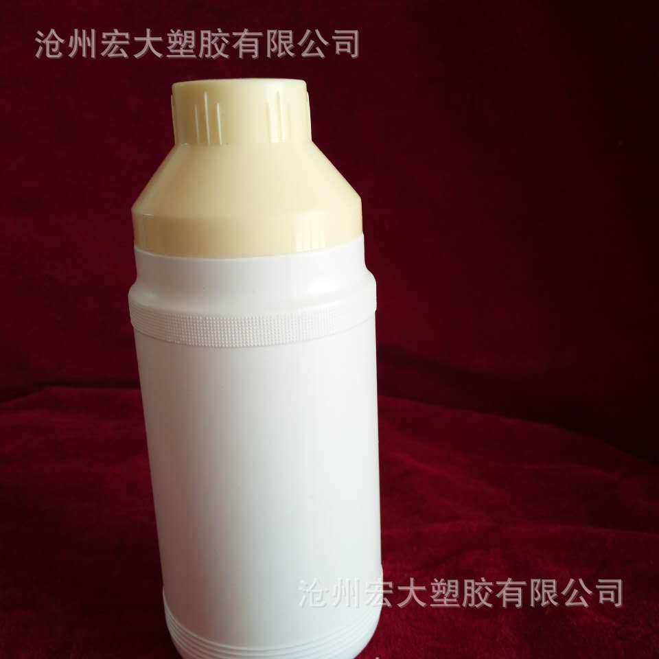 现货供应500ml 量杯盖瓶  PE兽药瓶 塑料农药瓶 厂家批发