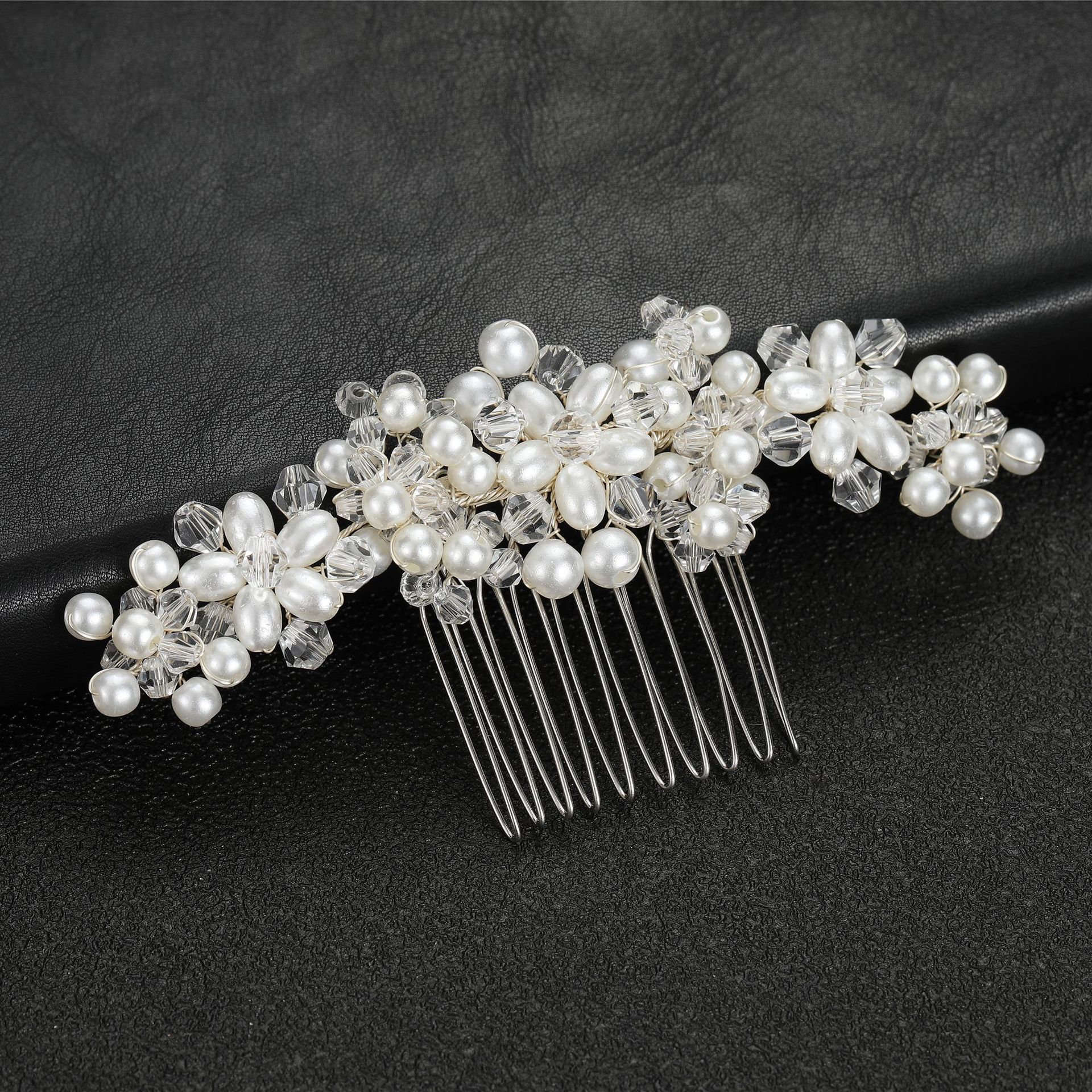 accessoires de marie peigne  cheveux en cristal de perles  la main accessoires de cheveuxpicture2