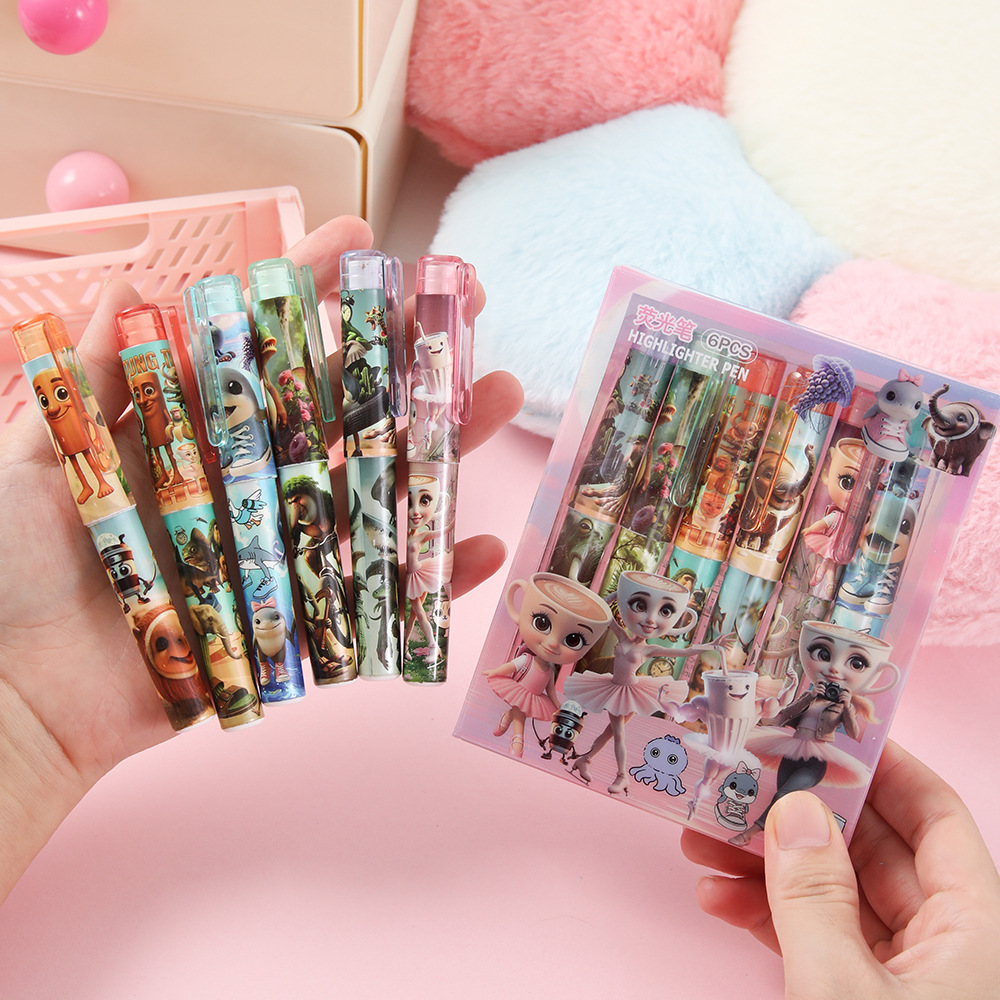 Caja única de 6 colores * 1 caja