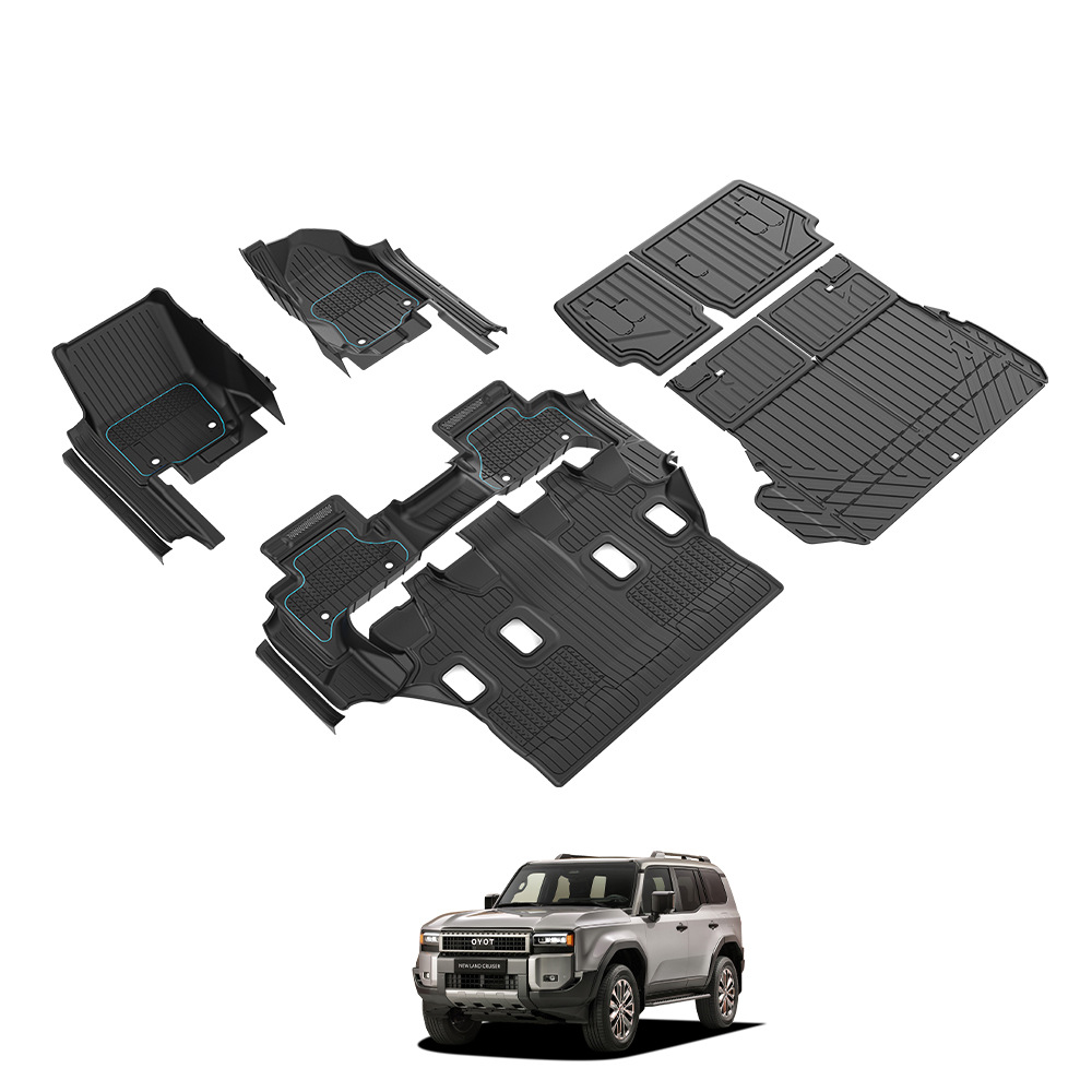 Aplicable ToyotaLandCruiserPradoLc250 alfombrilla de coche TpeFloorMat almohadilla de pie de inyección