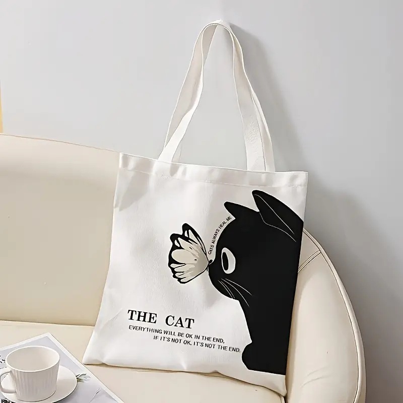 Letras inglesas canciones estampadas bolso de lona bolso de hombro bolso plegable bolso de mano bolso de compras Amazon estilo caliente comercio exterior
