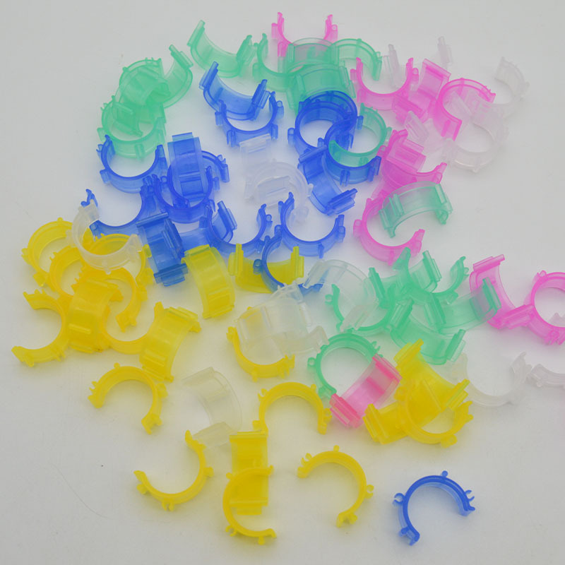 Household sewing tools anti-thread shedding color bobbin thread clip bobbin clamp half-moon 5 color bobbin clamp