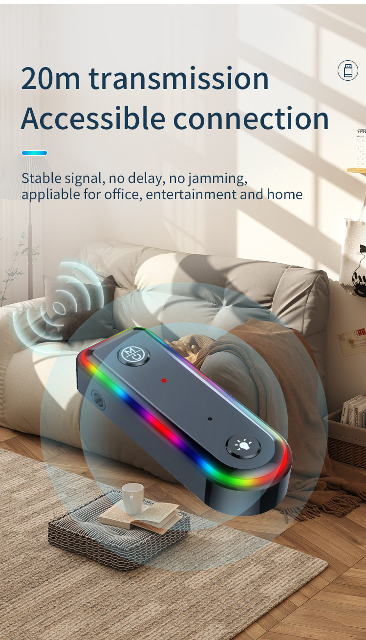 Car Wireless Bluetooth Transmitter Receiver Amplifier Plug-In Card Speaker Conversion Bluetooth Function Fm Frequency Universal Device