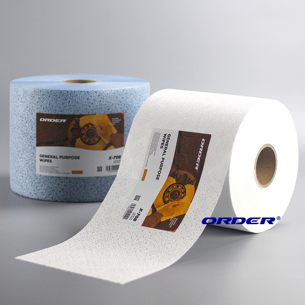 欧德厂家供应批发无尘纸 工业大卷纸 吸油吸水无尘擦拭纸