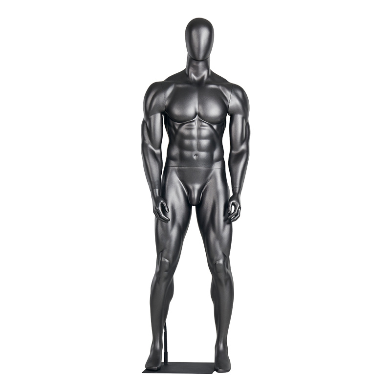 Camouflage tactical protective equipment muscular male model display rack full-body plus-size human dummy model custom props
