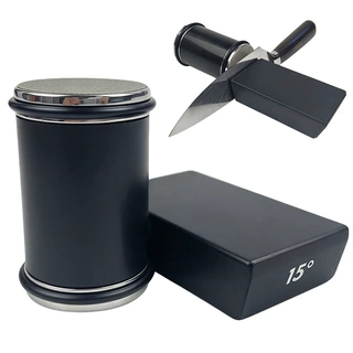 滚轮磨刀器树脂款厨房快速磨刀现货批发Rolling Knife Sharpener