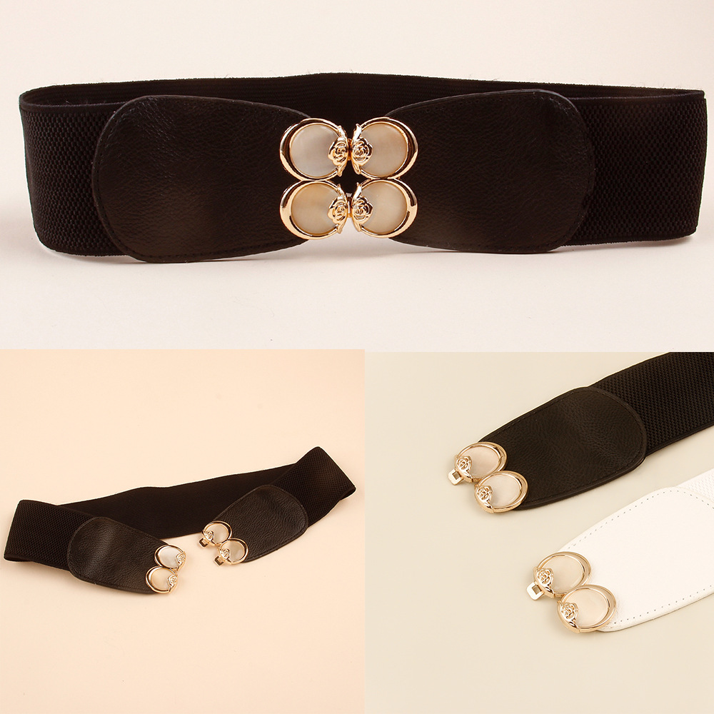 84g Weight Belt Classification 1 Piece Quantity Holiday, Selfie Occasion Pu Leather, Alloy Material Geometric Pattern Women's Gender Plating Design Basic Style Basic Geometric Pu Leather Alloy Plating Women's Leather Belts 7