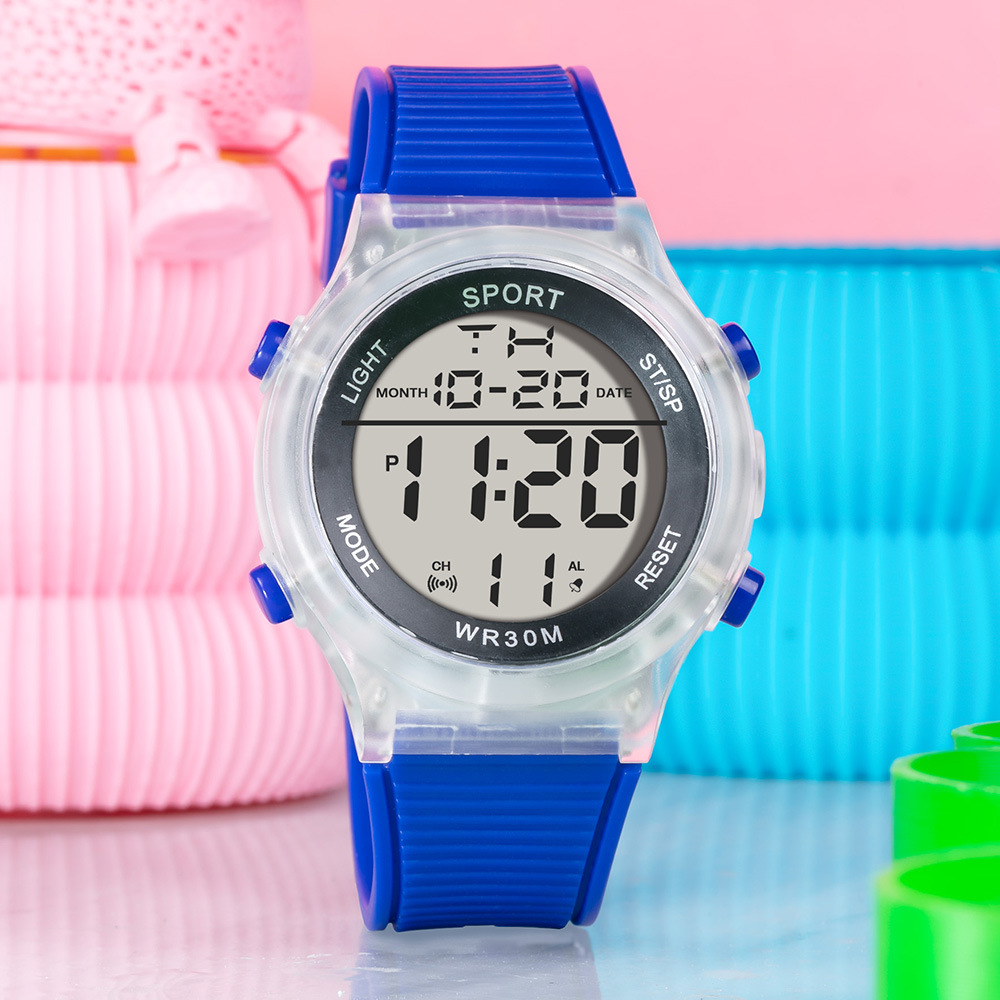 2025 nuevo aprendizaje reloj para niños reloj electrónico deportivo alarma luminosa multifuncional fábrica de relojes electrónicos al por mayor