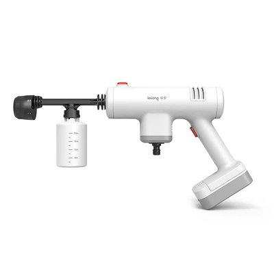 Lekong Wireless Portable Cleaning Machine, Household High-Power Flushing Water Gun, Portable Small Car Wash (Portable car washer) - standard-20v