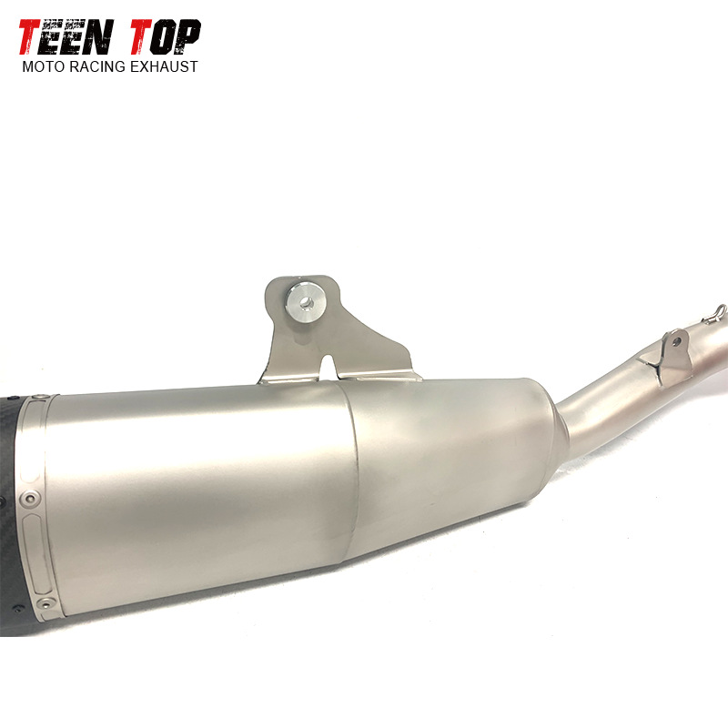 Suitable for Honda CRF250R stainless steel exhaust, CRF250RX titanium alloy motorcycle exhaust, semi-carbon mid-tail 25+