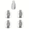 Silver rhinestone five-piece set