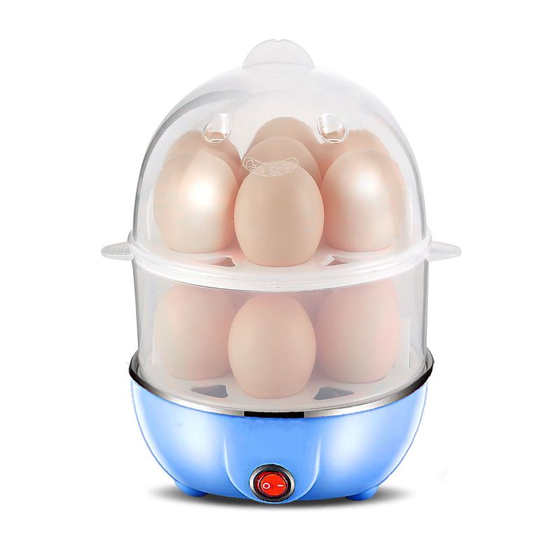 多機能ミニ蒸し卵器寮携帯型ステンレス朝食機二重煮卵神器家庭用煮卵機|undefined