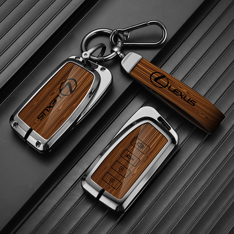 Suitable for the old ES car key set of Lexus, CT200H buckle LS Lingzhi GX metal key protective case buckle 3