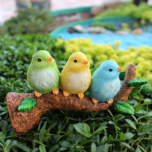 Cross-border New Product Bird Garden Pendant Outdoor Courtyard Tree Decoration Gardening Landscape Resin Animal Statue Ornaments
