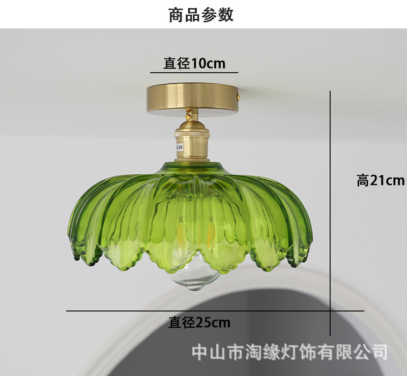 陽の電気スタンドの廊下の明かりの通路の明かりの北欧の現代の簡単な玄関の明かりの小さい部屋の寝室の純粋な黄銅の天井の明かり|undefined