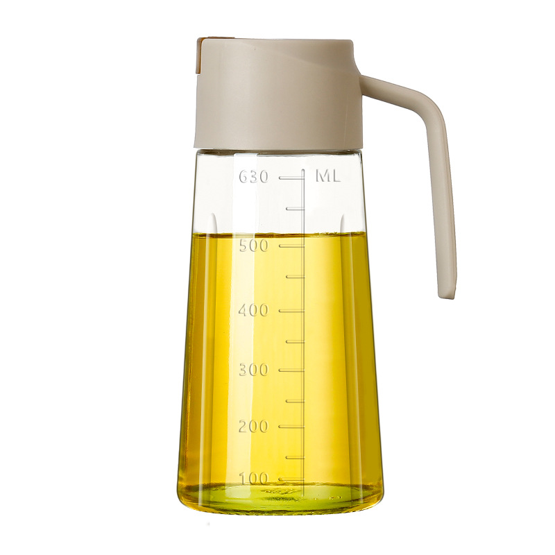 Aceitera Automática de Cocina de Vidrio, Apertura y Cierre Automático, A Prueba de Fugas