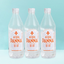 Panna普娜天然泉水500ml*24瓶整箱塑料瓶装高档饮用水批发