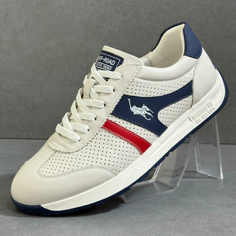 Обувь Forrest Gump, мужские кроссовки, новинка лета 2025 года, дышащая повседневная обувь из натуральной кожи с сеткой, легкая обувь для морального тренинга на мягкой подошве