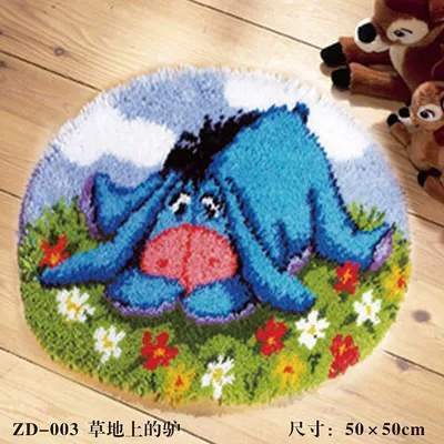 Avtomobil döşəmə paspasları — Cushion Chair Cushion Car Seat Cushion - zd003-lie-on-the-donkey-38cm-white-net-cross